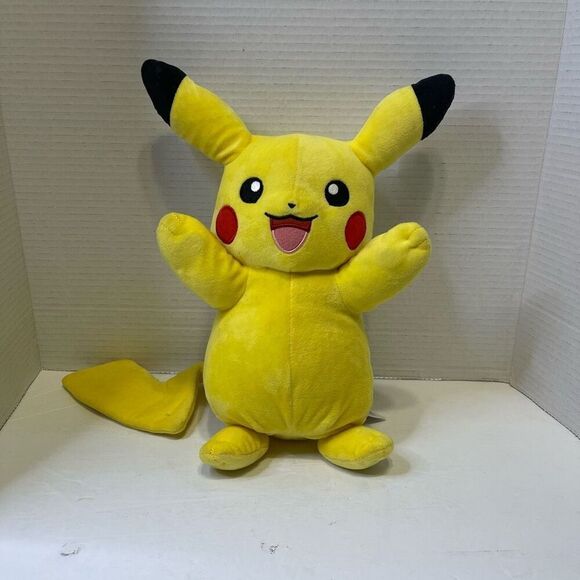 Pokemon Pikachu Plush Doll Light Up Stuffed Toy WCT 2021 Official Pokémon 12" Ta - Picture 5 of 6